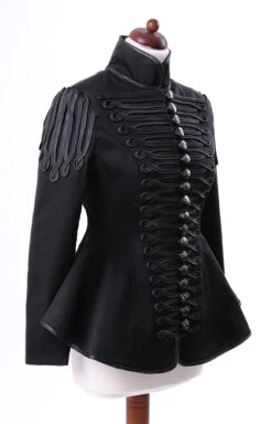 Veste Gothique Femme RESTYLE Type Militaire -Vêtements Gothiques Boutique czarny5