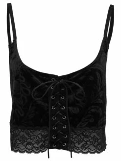 Top KILLSTAR 'dark Dahlia' -Vêtements Gothiques Boutique dark dahlia vest top 2 1 900