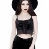 Top KILLSTAR 'dark Dahlia' -Vêtements Gothiques Boutique dark dahlia vest top 4 1 900