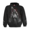 Sweat Capuche SPIRAL 'Dead Kiss' -Vêtements Gothiques Boutique dead kiss sweat a capuche noir uni 900