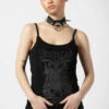 Top KILLSTAR 'deimos' -Vêtements Gothiques Boutique deimos strappy vest womens c x1600 900