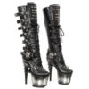 Grandes Bottes New Rock M.DEVIL010-C1 -Vêtements Gothiques Boutique devil010 c1 900