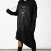 Pull Capuche Oversize KILLSTAR 'dispare' -Vêtements Gothiques Boutique dispare asymmetrical hoodie b x1600 900