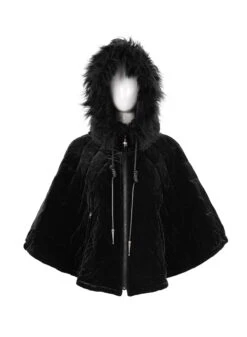 Cape Noire DEVIL FASHION 'Saba' -Vêtements Gothiques Boutique dsc006831 900