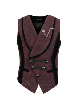 Gilet Jacquard DEVIL FASHION 'Baron Vinitharius' -Vêtements Gothiques Boutique dsc00776 900