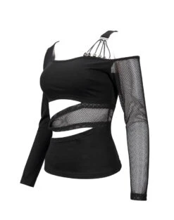 Haut Femme DEVIL FASHION '6 Skulls' -Vêtements Gothiques Boutique dsc01379 900