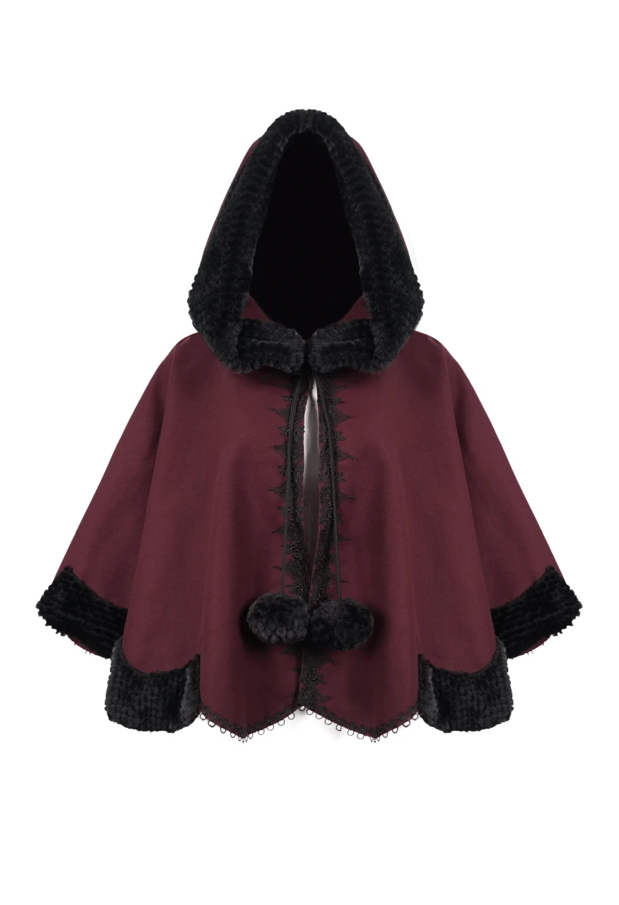 Cape Lolita DEVIL FASHION 'Heidi Red' 3 Cape Lolita DEVIL FASHION 'Heidi Red'