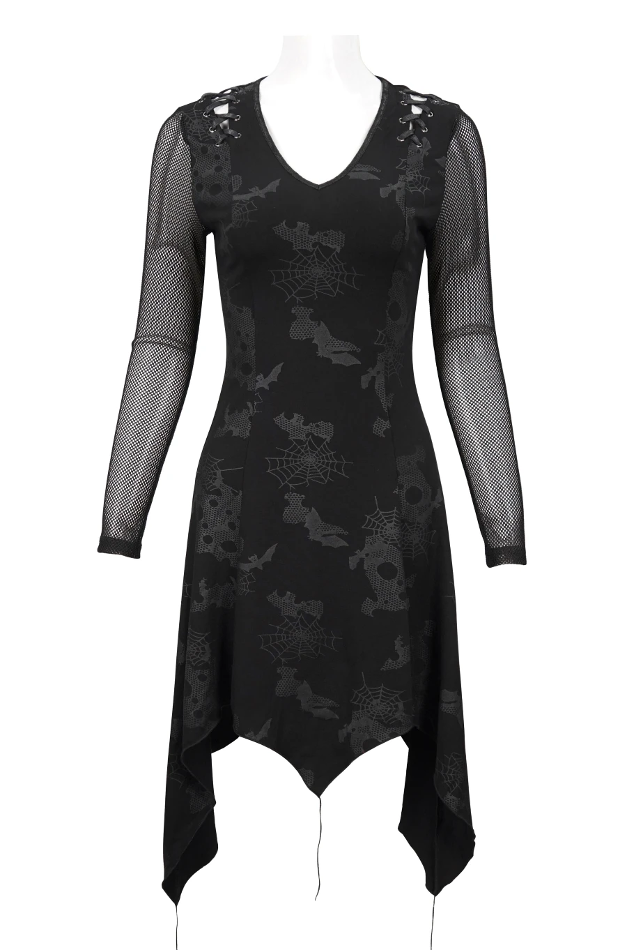 Robe Goth DEVIL FASHION 'sorcière Noire' 6 Robe Goth DEVIL FASHION 'sorcière Noire' – Image 4