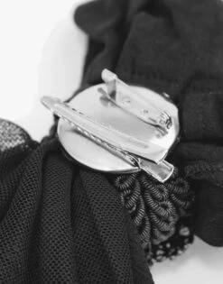 Jabot De Chemise Noir DEVIL FASHION -Vêtements Gothiques Boutique dsc09074 900