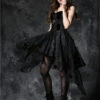 Robe Gothique Noire DARK IN LOVE -Vêtements Gothiques Boutique dw0635