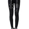 Pantalon RESTYLE 'gothic Harness Jean' -Vêtements Gothiques Boutique eng pl black gothis harness jeans 2041 9 900