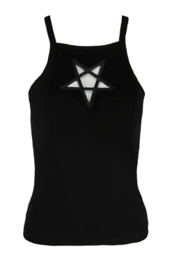 Top Noir RESTYLE 'pentagramme' -Vêtements Gothiques Boutique eng pl black womens top triple goddess 1874 1 900