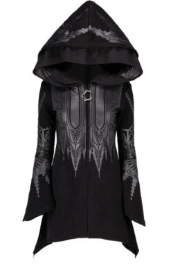 Veste Gothique RESTYLE 'Cathedral' -Vêtements Gothiques Boutique eng pl cathedral hoodie oversized hood warm sweatshirt 2264 1 900