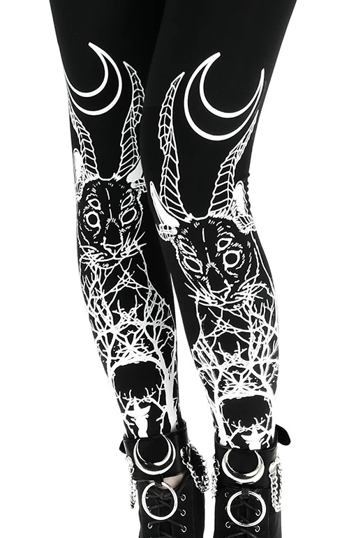 Leggings Noir RESTYLE 'domonic Cat' 7 Leggings Noir RESTYLE 'domonic Cat' – Image 5