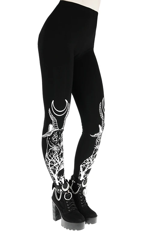 Leggings Noir RESTYLE 'domonic Cat' 4 Leggings Noir RESTYLE 'domonic Cat' – Image 2