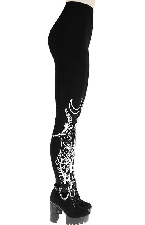 Leggings Noir RESTYLE 'domonic Cat' 5 Leggings Noir RESTYLE 'domonic Cat' – Image 3
