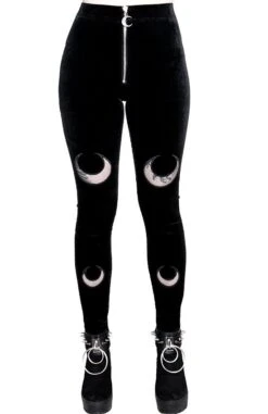 Leggings Velours RESTYLE 'double Crescent'