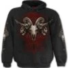 Sweat Capuche SPIRAL 'Faces Of Goth' 2 Sweat Capuche SPIRAL 'Faces Of Goth' -Vêtements Gothiques Boutique faces of goth sweat shirt gothique noir a capuche 900