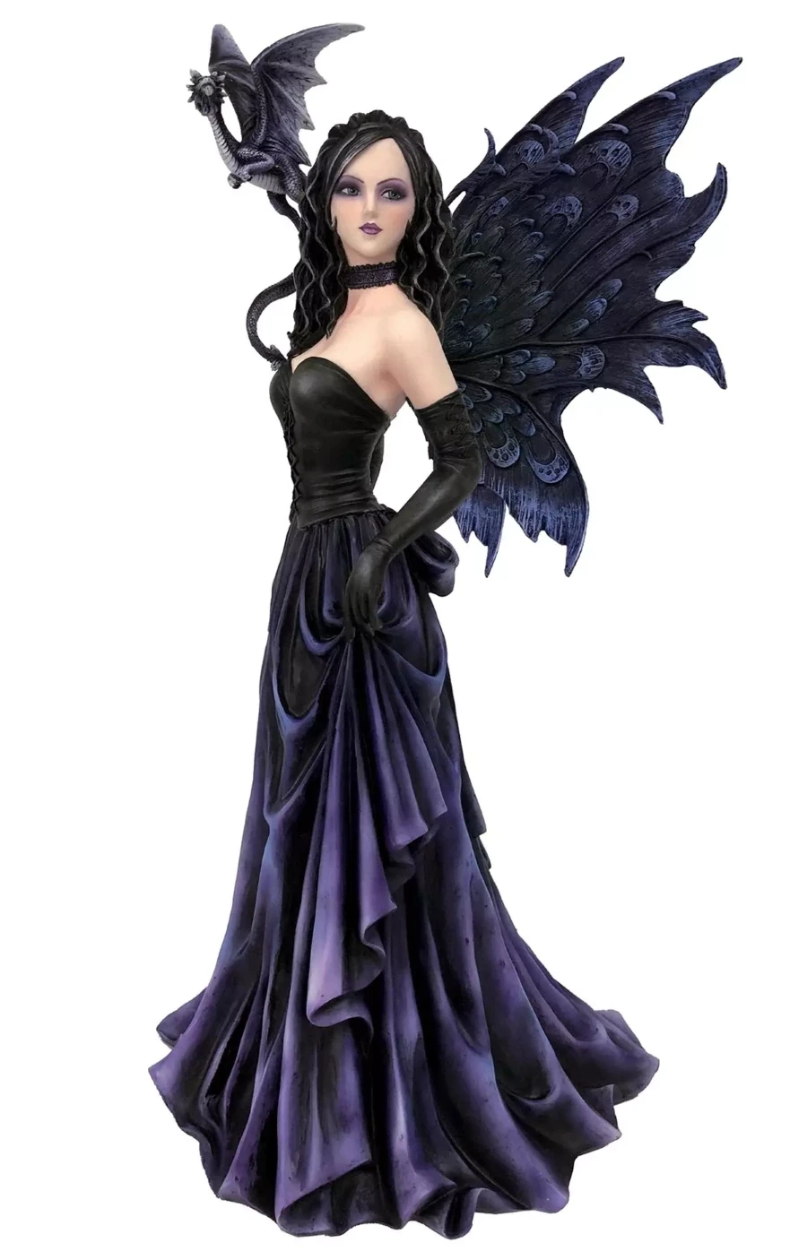 Grande Figurine Fée Gothique 'Freesia' 3 Grande Figurine Fée Gothique 'Freesia'