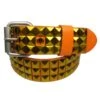 Ceinture Cloutée Orange -Vêtements Gothiques Boutique g0044f 900