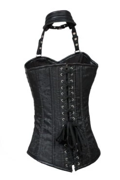 Corset Gothique Noir 'miss Sirenia' -Vêtements Gothiques Boutique h3862 07