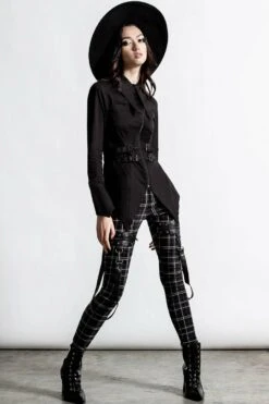 Chemise Femme KILLSTAR 'haze And Confused' -Vêtements Gothiques Boutique haze confused zip shirt f x1600 900