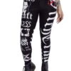 Leggings HEARTLESS Mercredi Addams -Vêtements Gothiques Boutique heartless b craft leggings black white 1 900