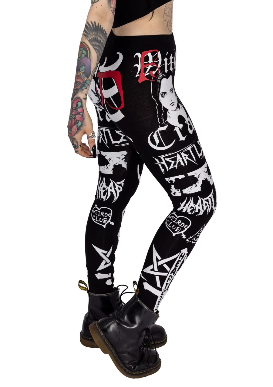 Leggings HEARTLESS Mercredi Addams 4 Leggings HEARTLESS Mercredi Addams – Image 2