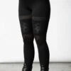 Leggings KILLSTAR 'hellbound' -Vêtements Gothiques Boutique hellbound leggings b x1600 900