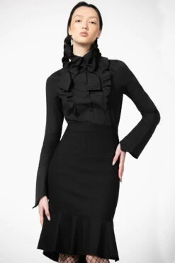 Chemise KILLSTAR 'Hellisa' -Vêtements Gothiques Boutique hellisa ruffle shirt w 4 x1600 900