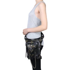 Sacoche Gothique Multi-positions En Simili Cuir -Vêtements Gothiques Boutique hg061 7 1 900