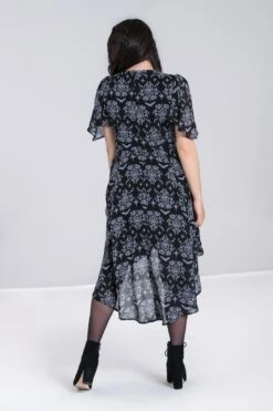 Robe Légère HELL BUNNY 'Lost Whispers' -Vêtements Gothiques Boutique hlb40189 lost whispers dress blk 04 900