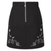 Jupe Courte HELL BUNNY 'cullen' -Vêtements Gothiques Boutique hlb50065 cullen mini skirt blk 10 900
