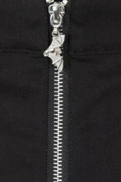 Jupe Courte HELL BUNNY 'cullen' -Vêtements Gothiques Boutique hlb50065 cullen mini skirt blk 11 900