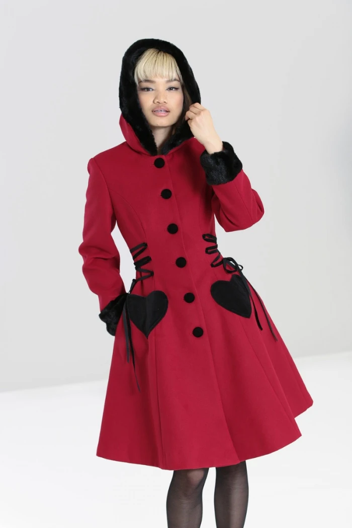Manteau Lolita HELL BUNNY 'scarlet' 5 Manteau Lolita HELL BUNNY 'scarlet' – Image 3