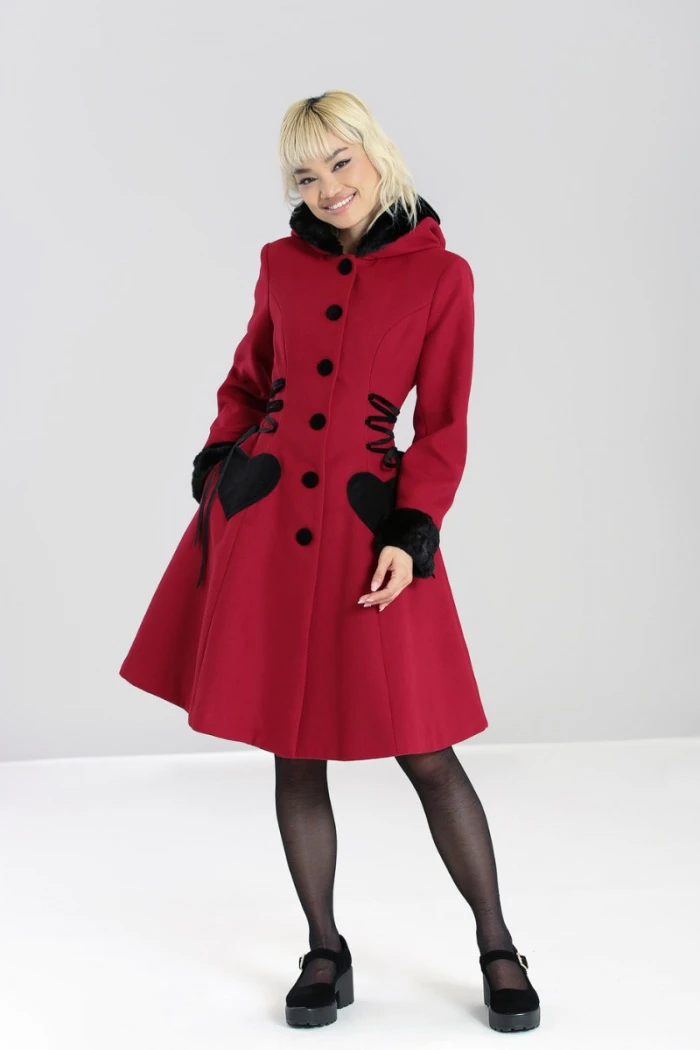 Manteau Lolita HELL BUNNY 'scarlet' 7 Manteau Lolita HELL BUNNY 'scarlet' – Image 5