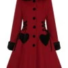Manteau Lolita HELL BUNNY 'scarlet' -Vêtements Gothiques Boutique hlb80011z scarlet coat burgundy 10 large 1 900