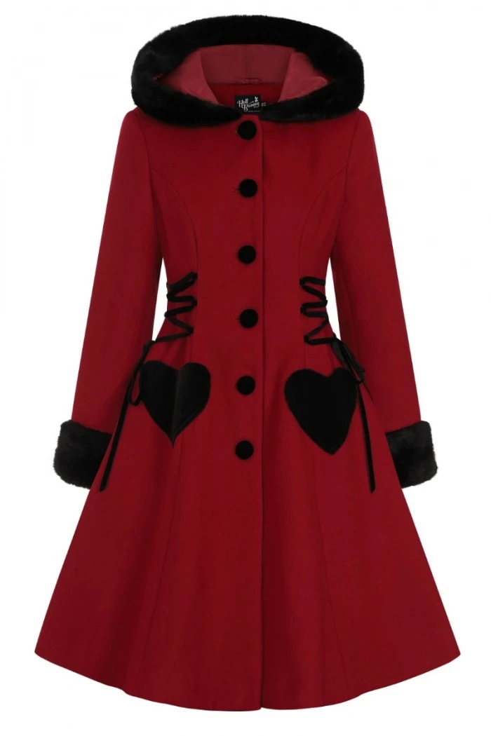 Manteau Lolita HELL BUNNY 'scarlet' 3 Manteau Lolita HELL BUNNY 'scarlet'