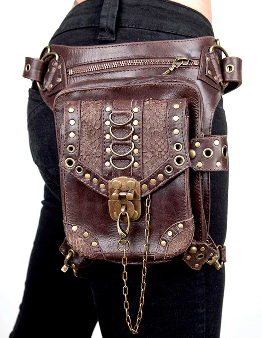 Sacoche Steampunk Unisexe Multi-positions 3 Sacoche Steampunk Unisexe Multi-positions