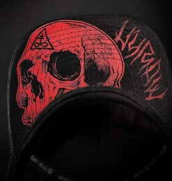 Casquette Trucker HYRAW 'origin' -Vêtements Gothiques Boutique hyraw casquette trucker origin red 4 900