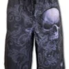 Short De Bain SPIRAL 'skull Scroll' -Vêtements Gothiques Boutique image zoom318 900