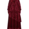 Jupe Victorienne Rouge PUNK RAVE 'blood Empera' -Vêtements Gothiques Boutique img 0800 900