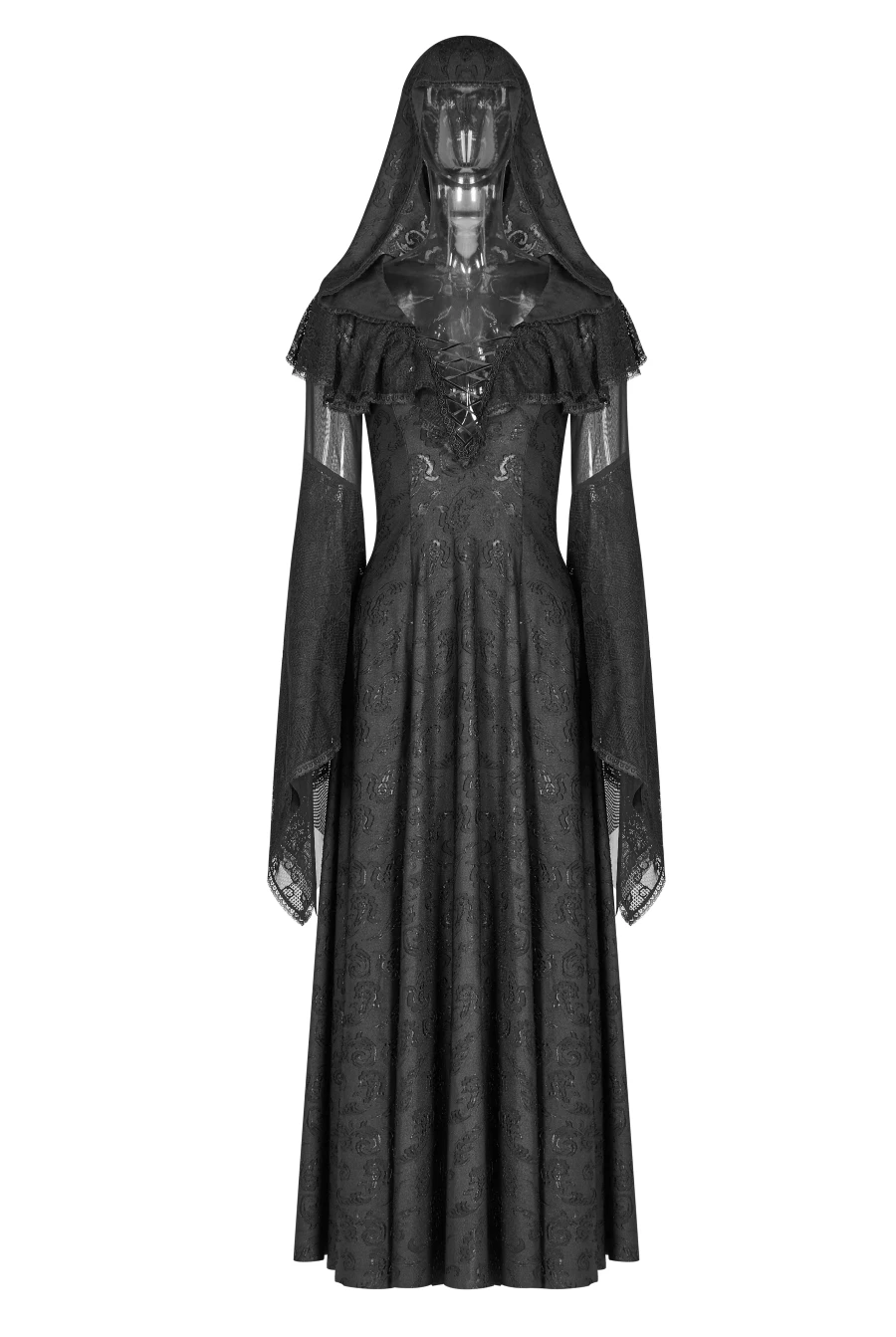 Longue Robe PUNK RAVE 'gothana' 8 Longue Robe PUNK RAVE 'gothana' – Image 6