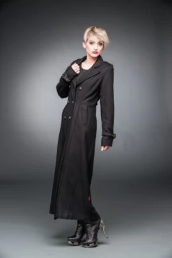 Long Manteau Femme QUEEN OF DARKNESS -Vêtements Gothiques Boutique ja1 2741132 900
