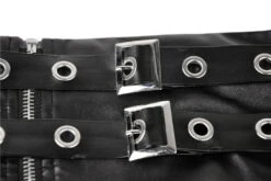 Jupe Simili Cuir DARK IN LOVE -Vêtements Gothiques Boutique kw164 200 900