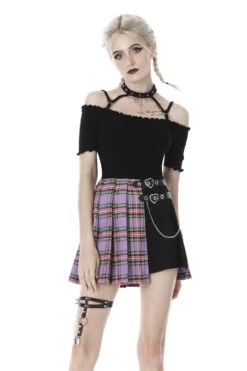 Jupe Punk DARK IN LOVE -Vêtements Gothiques Boutique kw175 102 900
