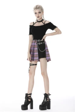 Jupe Punk DARK IN LOVE -Vêtements Gothiques Boutique kw175 103 900