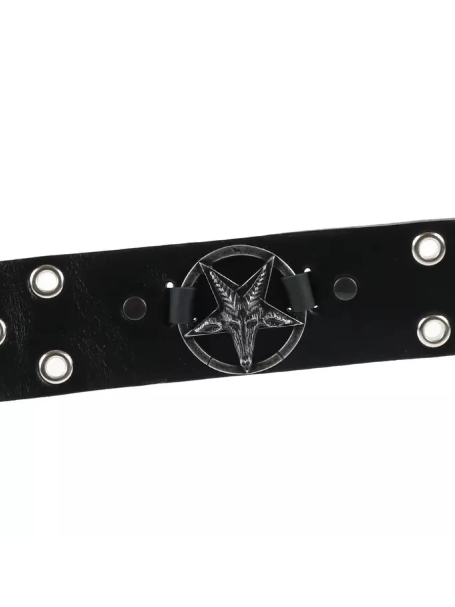 Ceinture Cuir BAPHOMET 5 Ceinture Cuir BAPHOMET – Image 3
