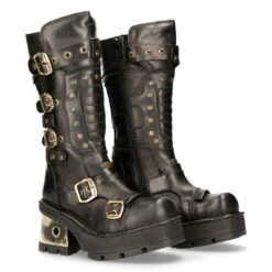 Bottes Cuir New Rock M.1021-C4 -Vêtements Gothiques Boutique m 1021 c41 900