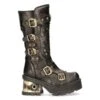 Bottes Cuir New Rock M.1021-C4 -Vêtements Gothiques Boutique m 1021 c4 1 900